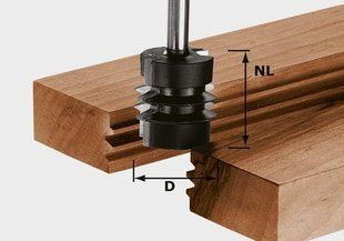 Festool Cutter для клеєних матеріалів HW S8 D34 / NL32 491034