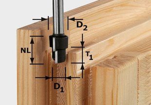 Festool Ступінчастий різак HW D16.3 / 12.3 / 9.3 S12 492713