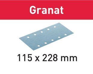 Festool Абразивні листи STF 115X228 P40 GR / 50 Гранат 498944